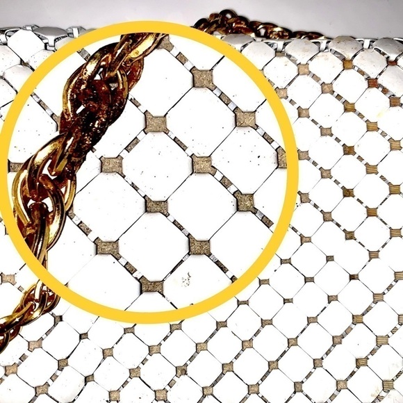 Whiting and Davis Co. Vintage Mesh Chain Mail Bag - Picture 4 of 6